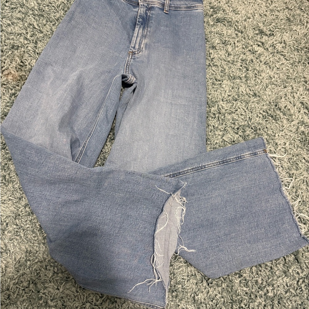 Zara Denim with Frayed Edges